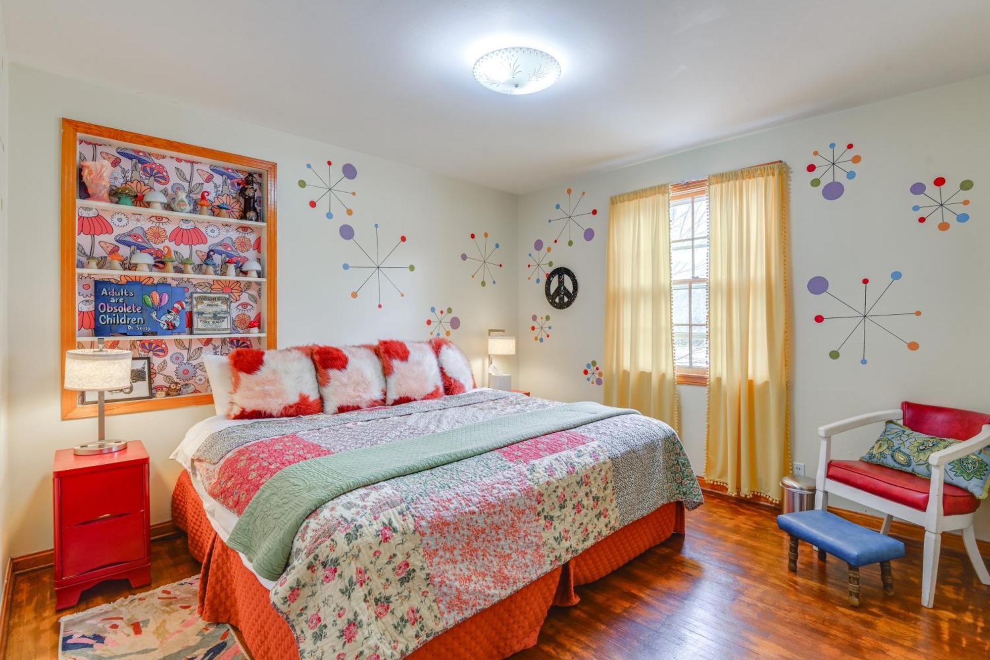 6 Mi To Downtown 70S-Themed Home In Nashville! Экстерьер фото