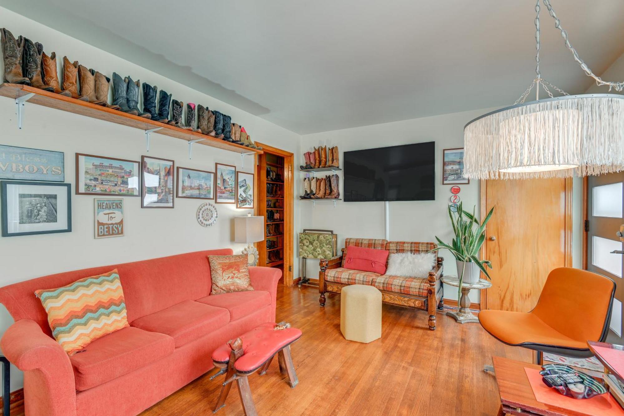 6 Mi To Downtown 70S-Themed Home In Nashville! Экстерьер фото