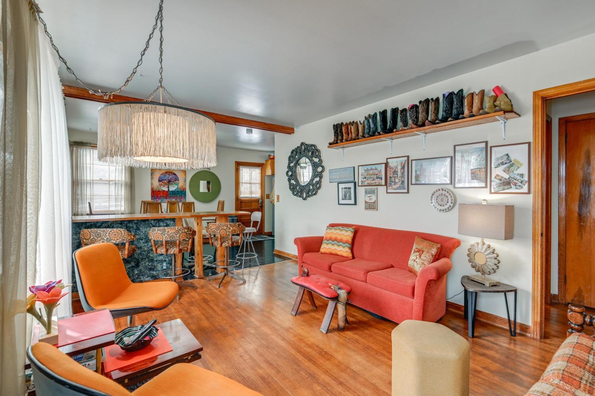 6 Mi To Downtown 70S-Themed Home In Nashville! Экстерьер фото